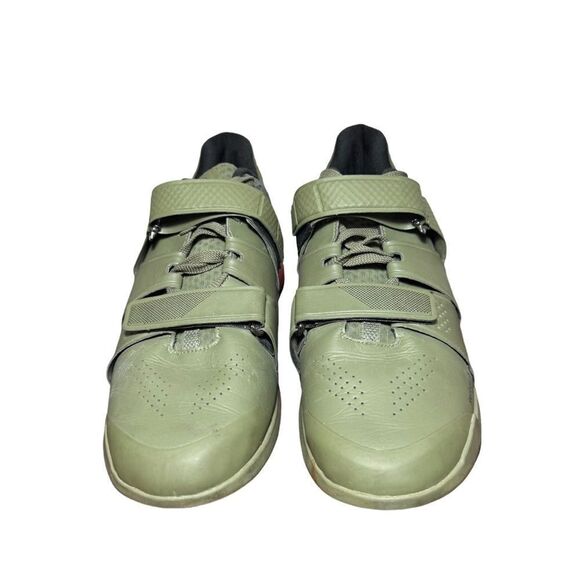 Men Reebok Legacy Lifter Army Green and Red size 12 - Picture 2 of 5